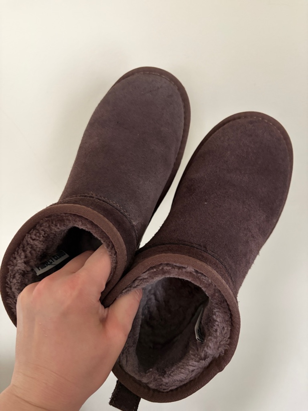 Cozy Brown Short Shearling Boots booties